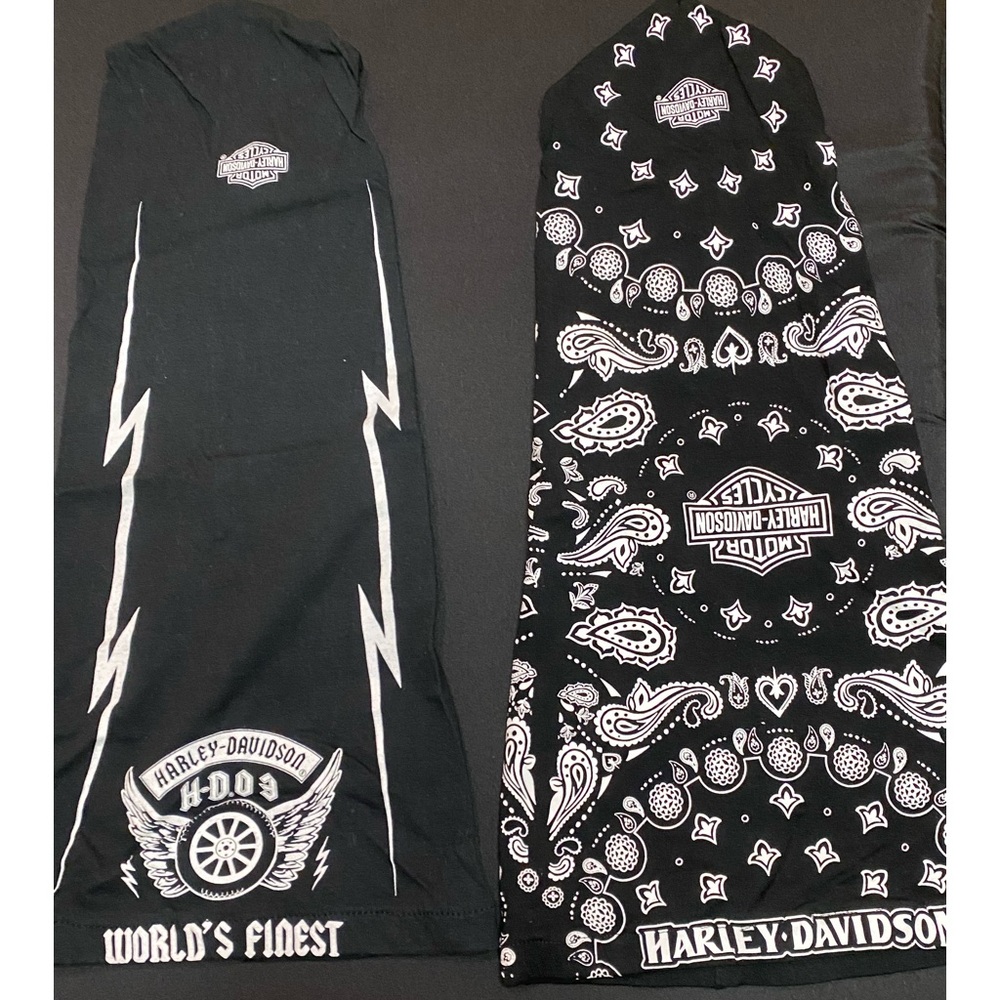 Authentic Harley Davidson Like New Pony Tail Tube Head Hair Coverings